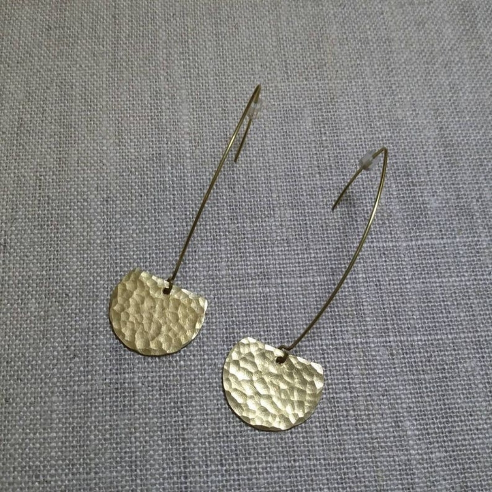 Aurelia Brass Earrings